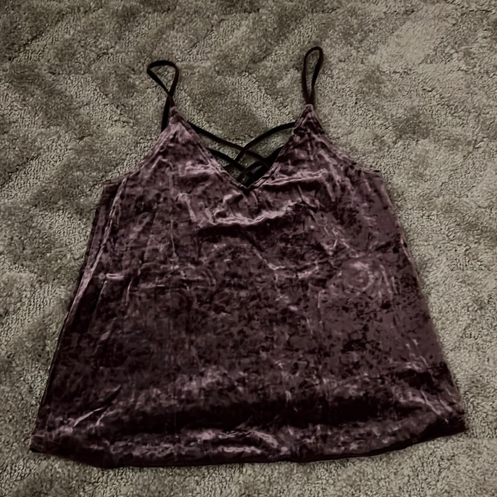 Velvet purple top!